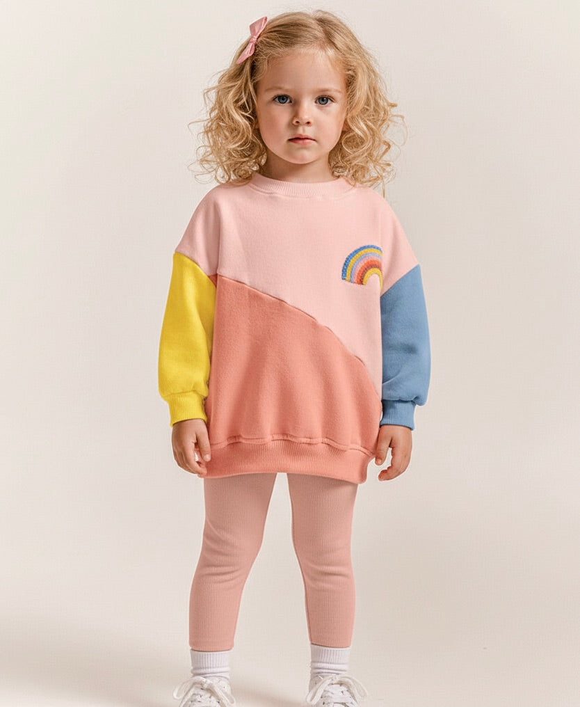 Fall Rainbow Pullover set