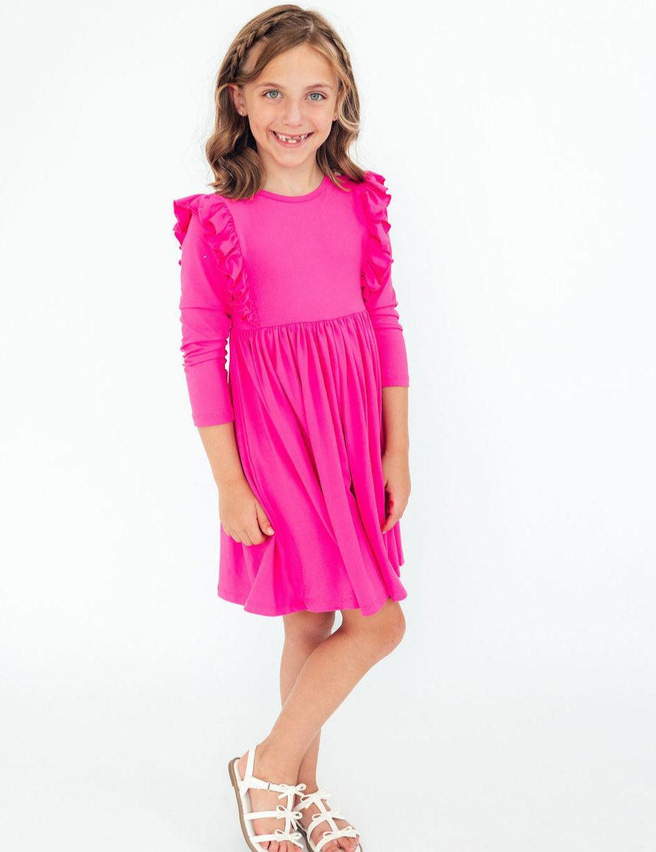 Hot-Pink-LS-Ruffle-Twirl-Dress-Mila-Rose-2.jpg