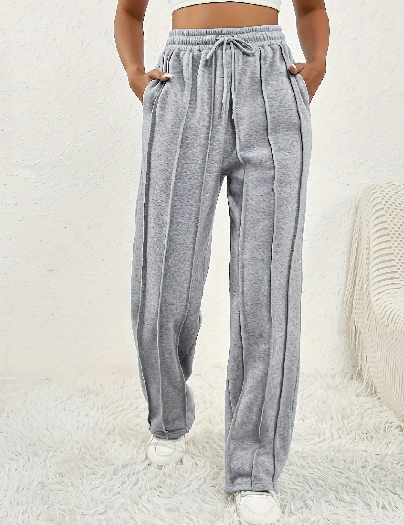 Women's High Waist Wide Leg Pants