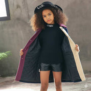 Color Block Autumn Coat