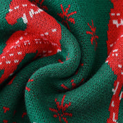 Kids Reindeer Jacquard Christmas Holiday Sweater | NCS