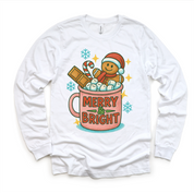 Merry & Bright Gingerbread Man Shirt