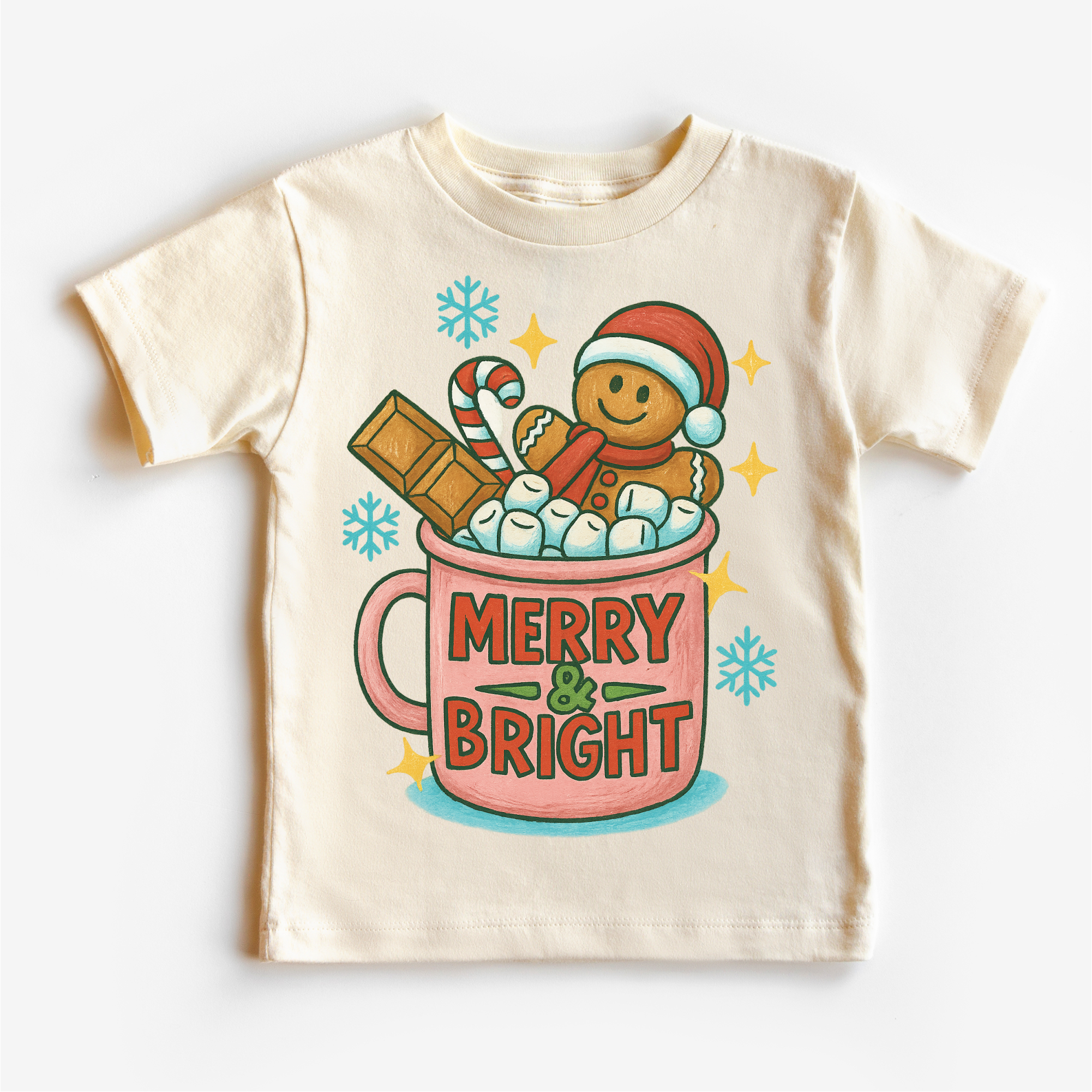 Merry & Bright Gingerbread Man Shirt
