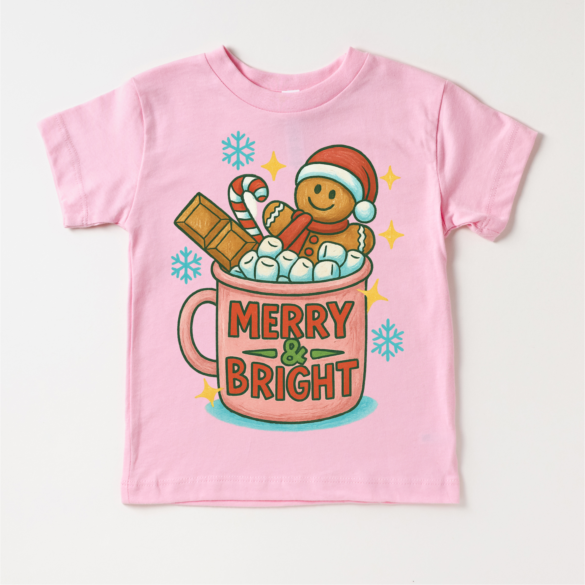 Merry & Bright Gingerbread Man Shirt