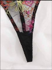 Translucent Lace Three-Point Bikini Set