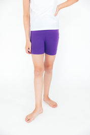 Purple Twirl Shorts