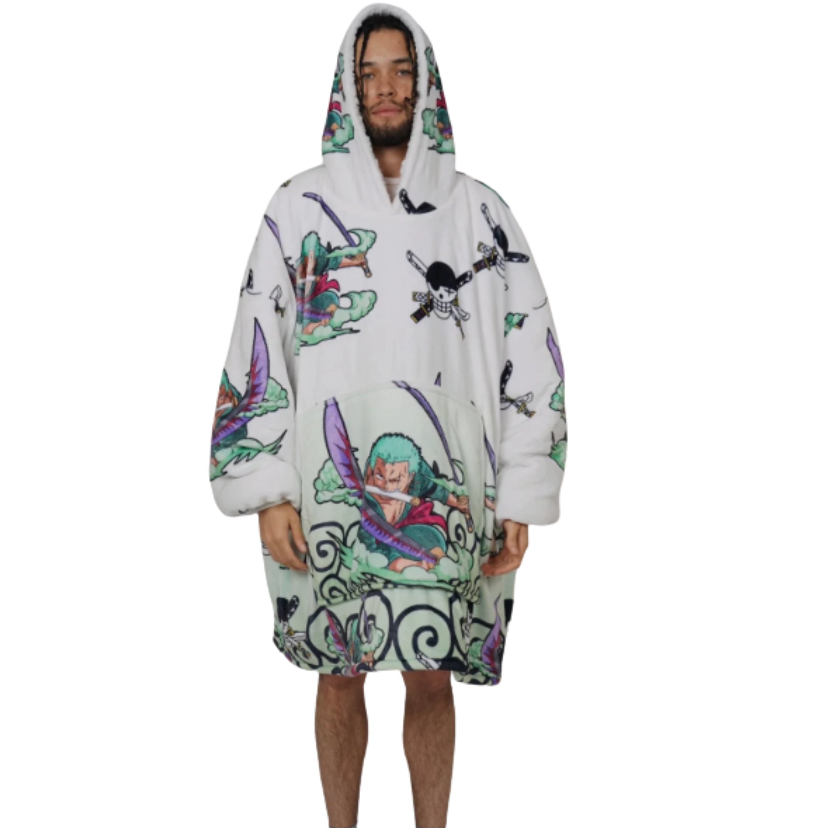 Zoro One Piece Wearable Blanket Hoodie