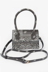 Bandana Single Handle Flap Crossbody Bag