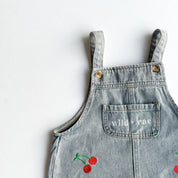 Wild Cherry Denim Dress