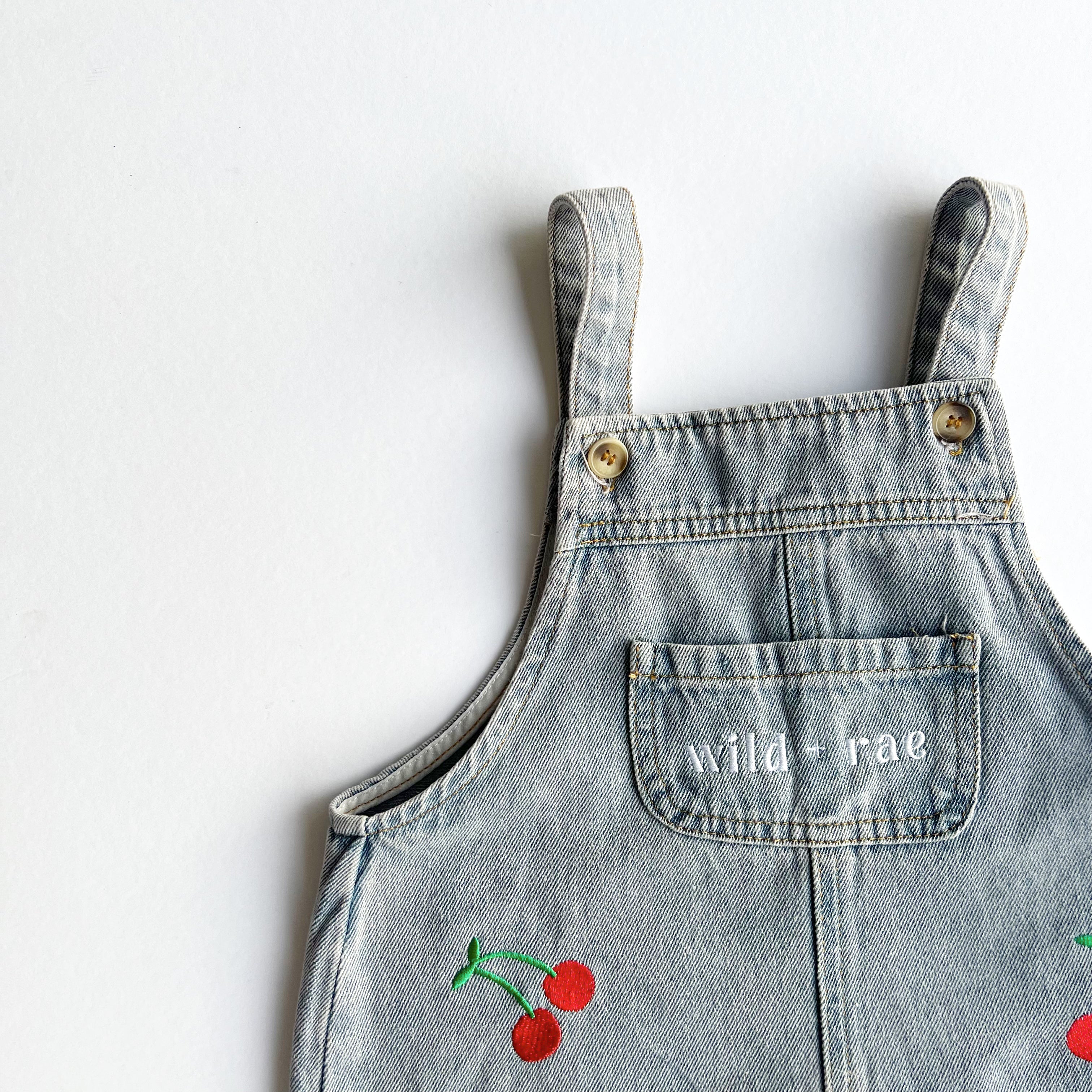 Wild Cherry Denim Dress