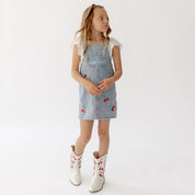 Wild Cherry Denim Dress
