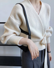 French Retro Knitted Cardigan