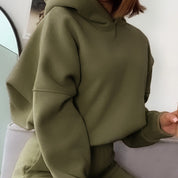 Hooded Crop Sweatsuit