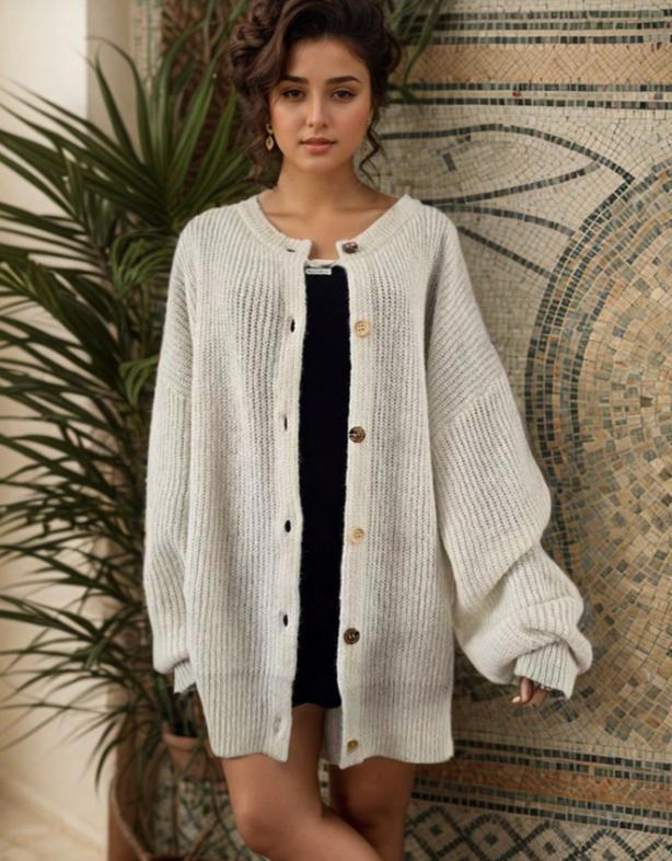 Women's Chunky Knitted Cardigan Sweater