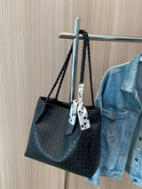 Braided Handle Tote Bag