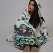 Zoro One Piece Wearable Blanket Hoodie