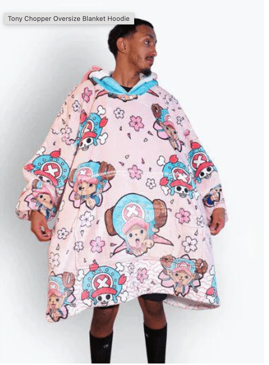 One Piece Wearable Blanket Hoodie