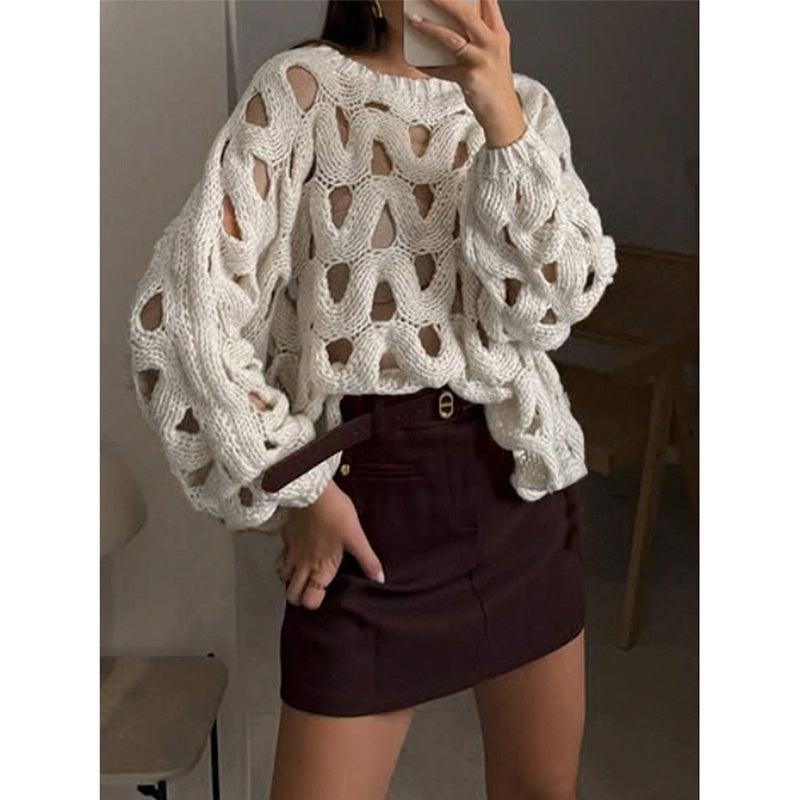 Cream Knit Sweater
