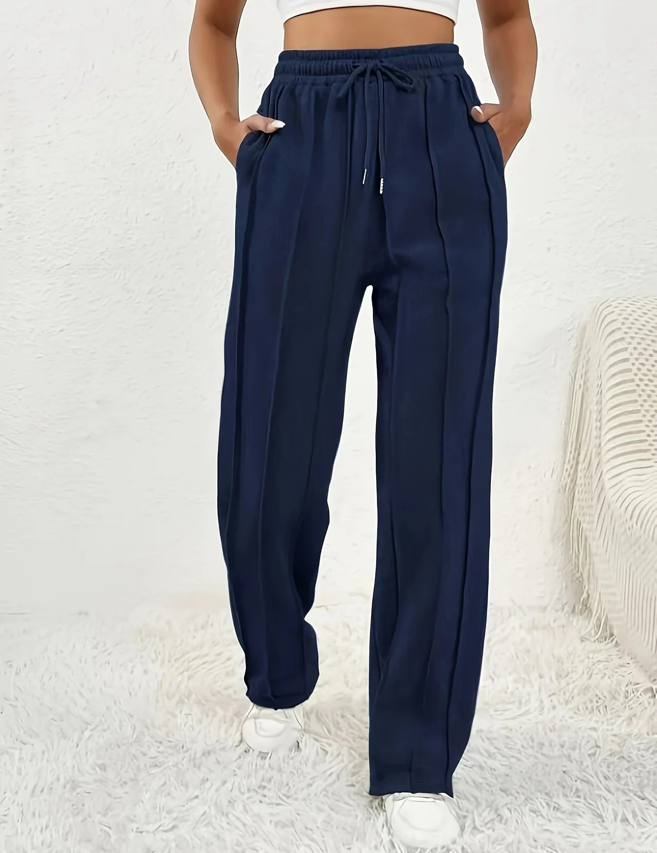 Women's High Waist Wide Leg Pants