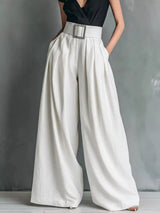 High-Waisted Wide-Leg Pants