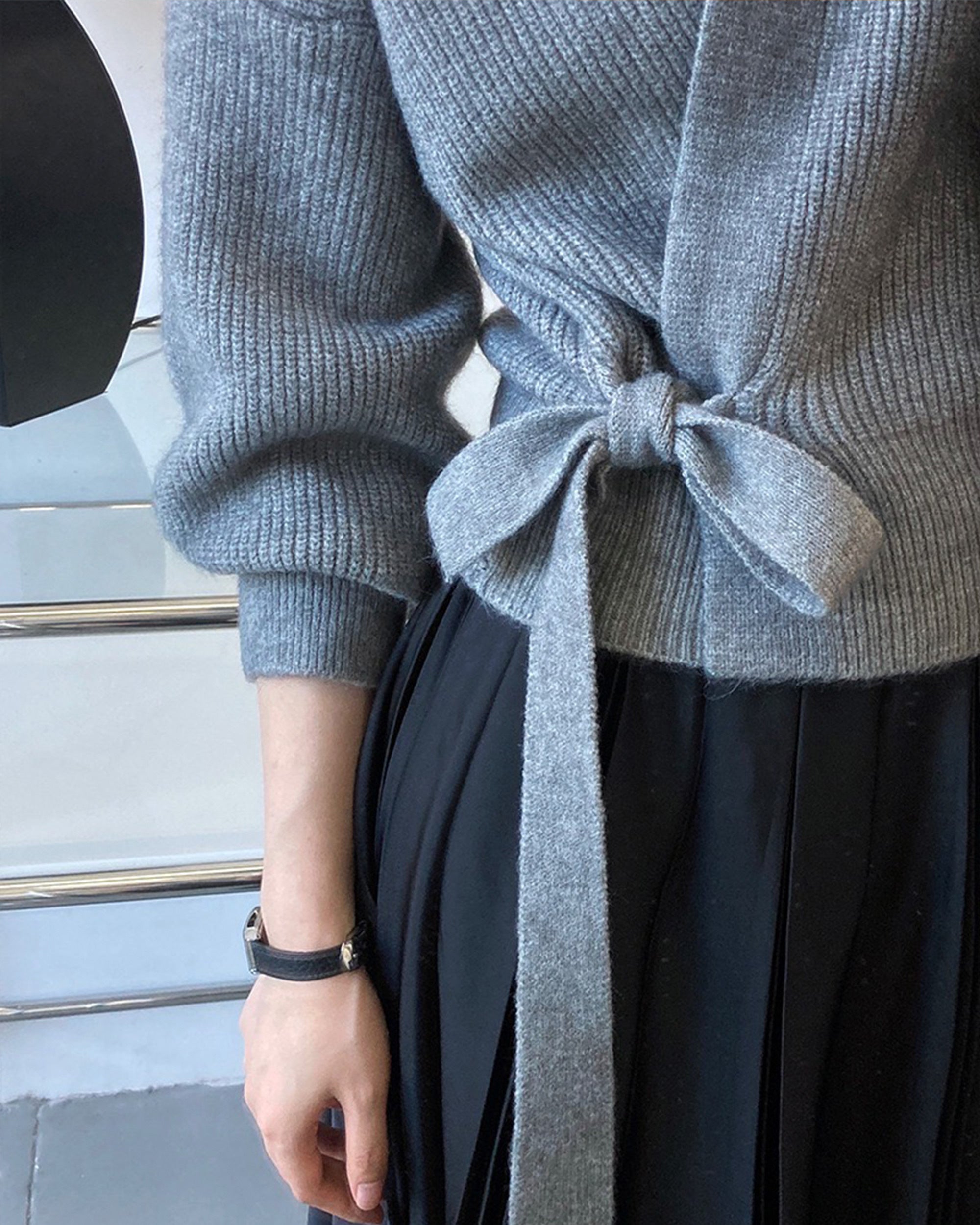 French Retro Knitted Cardigan