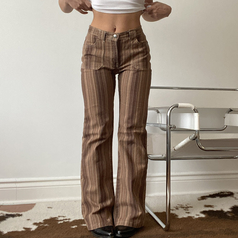 Gradient Washed Retro Jeans