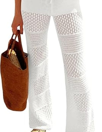Boho Knit High Waist Swim Suit Cover up