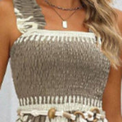 Women's Wide Leg Romper With Pockets