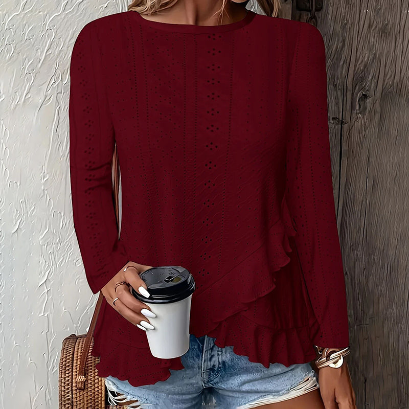 Ruffle Hem Top