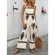 Women's Wide Leg Romper With Pockets