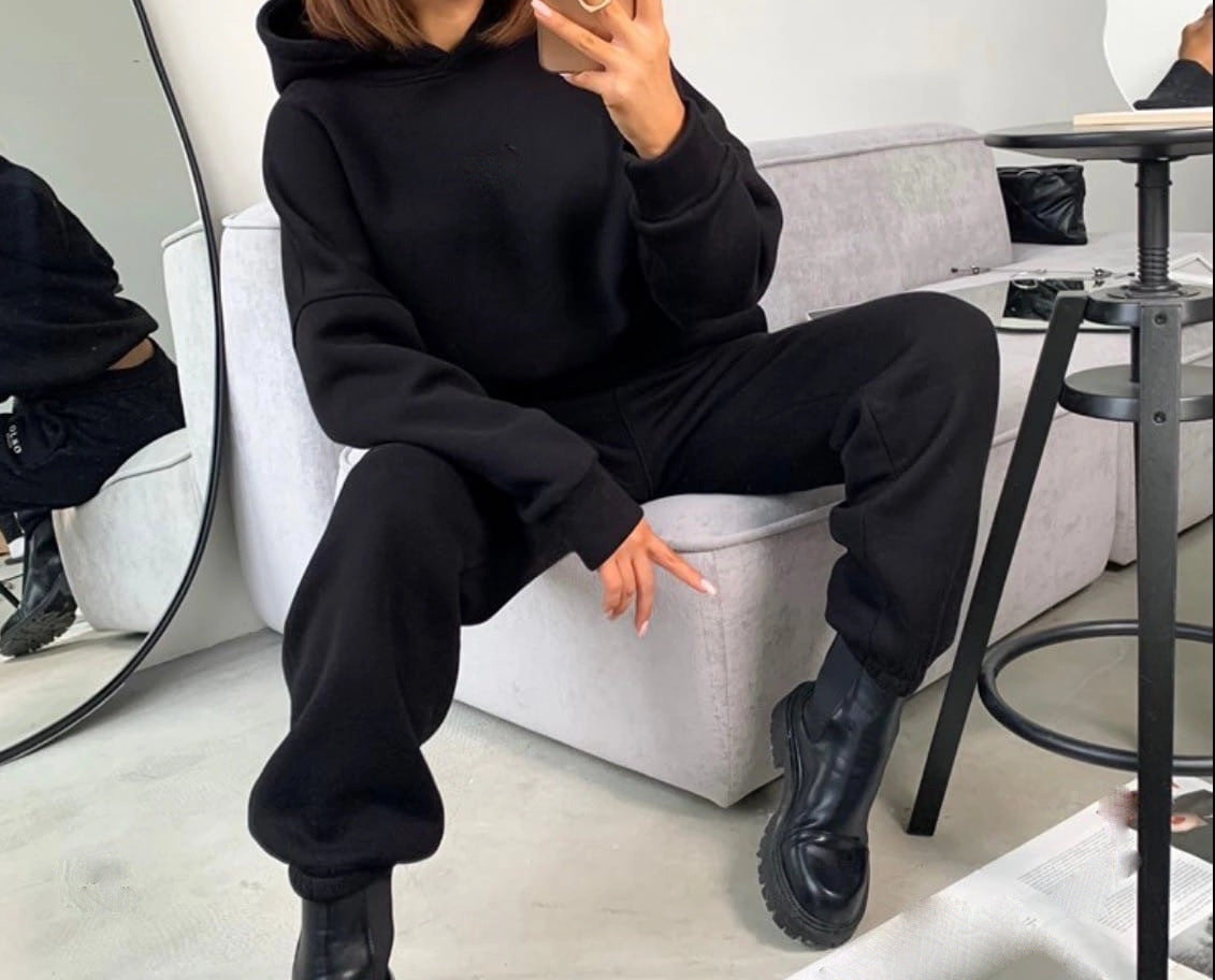 Hooded Crop Sweatsuit