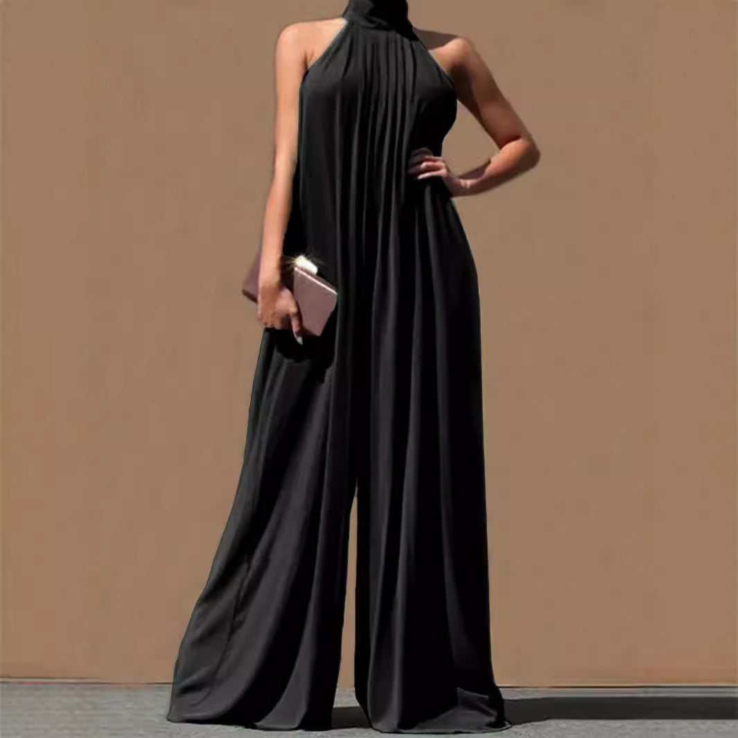 Casual Chiffon Sleeveless Jumpsuit