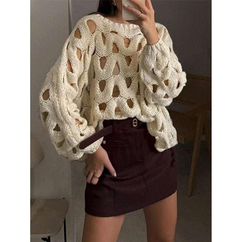 Cream Knit Sweater