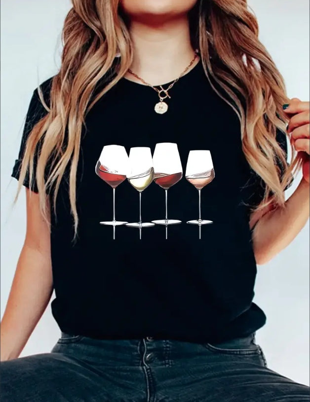 Wine Glass T-Shirt