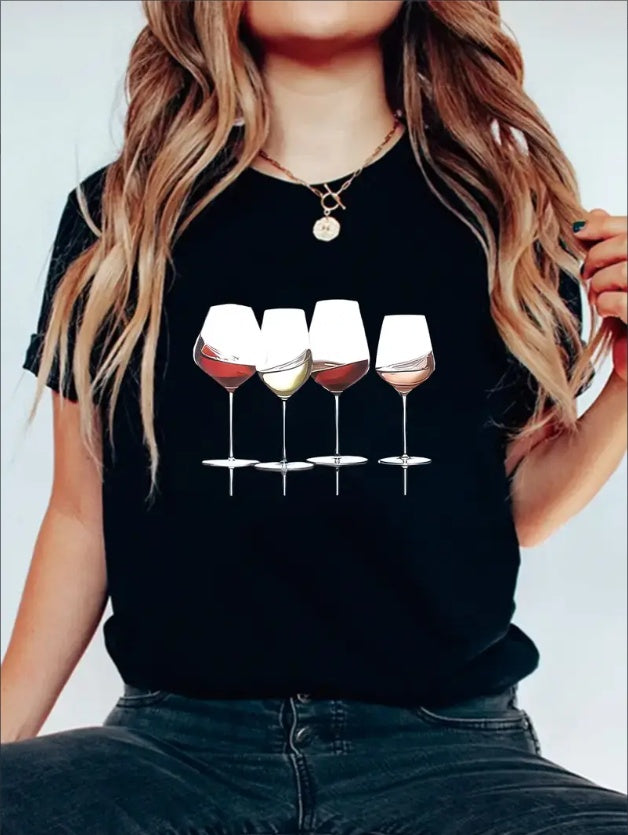 Wine Glass T-Shirt