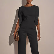 Women's Mid Sleeve Jumpsuit