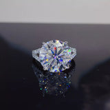 10 Carat 925 Sterling Silver Moissanite Ring