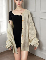 Women's Chunky Knitted Cardigan Sweater
