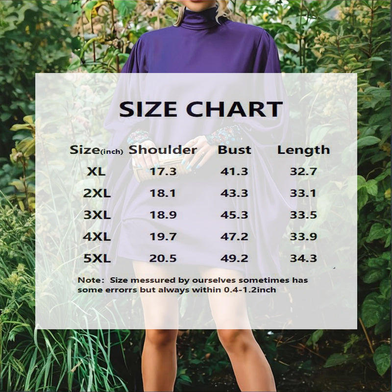 High Neck Lantern Sleeve Dress