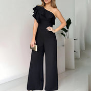 Elegant One Ruffle Romper