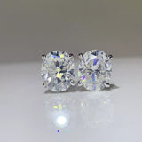 10 Carat 925 Sterling Silver Moissanite Earrings