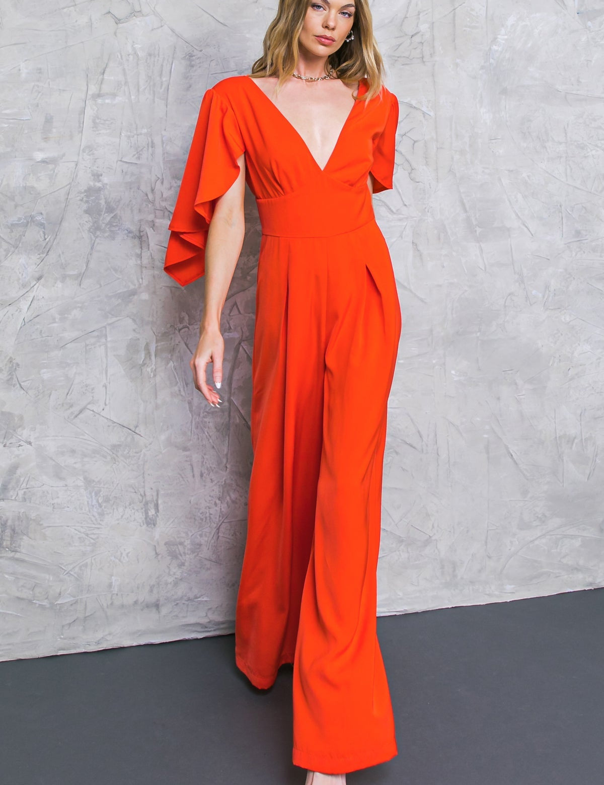 RAISED ON PROMISES STARS WOVEN JUMPSUIT