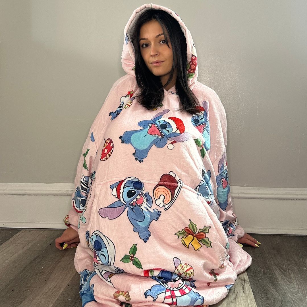 Stitch Oversized Wearable Blanket Hoodie