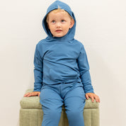 Captain Blue Hooded Jogger Set