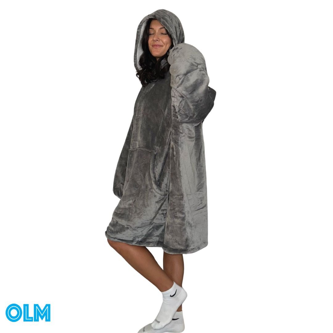 Wearable Sherpa Blanket Hoodie