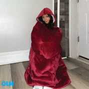 Wearable Sherpa Blanket Hoodie