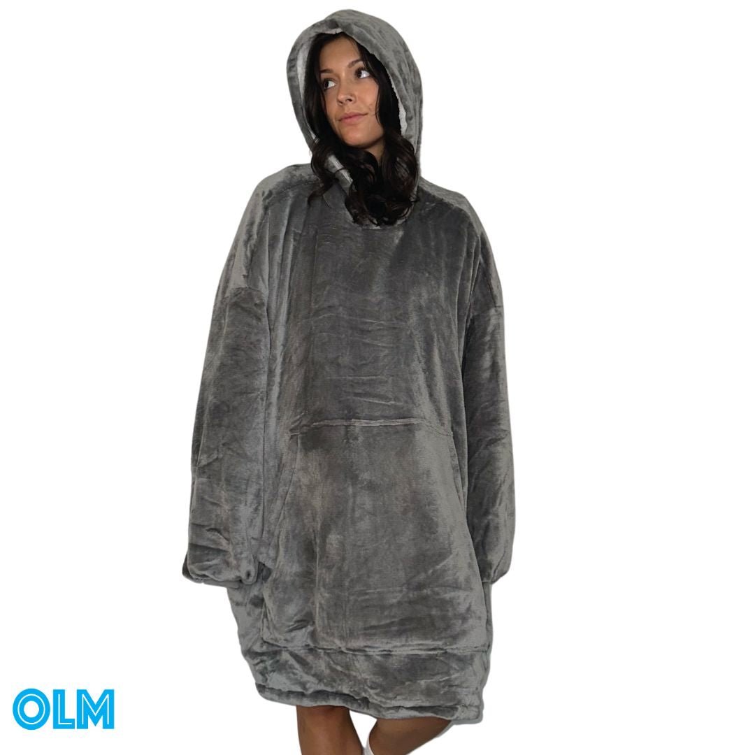 Wearable Sherpa Blanket Hoodie