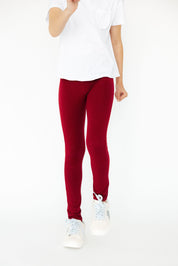Burgundy Leggings