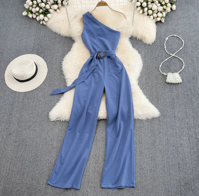 SlimFit High-Waist Jumpsuit